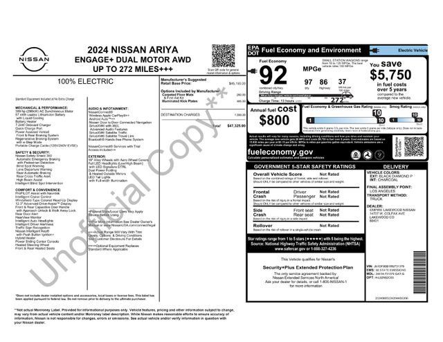 Certified 2024 Nissan Ariya AWD image 6