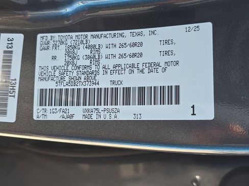 Used 2026 Toyota Tundra SR5 w/ SX Package image 34