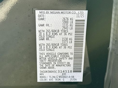 New 2025 Nissan Pathfinder Rock Creek image 35