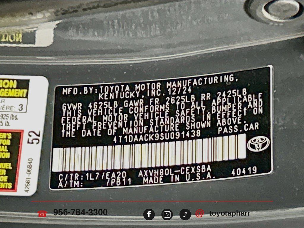 Used 2025 Toyota Camry SE w/ Multimedia Upgrade Package FWD image 30