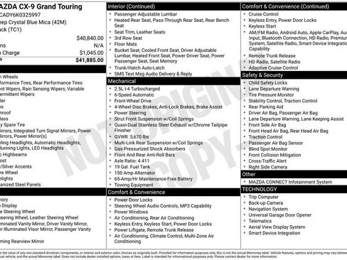 Used 2019 MAZDA CX-9 Grand Touring image 2