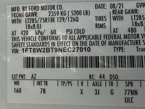 Used 2022 Ford F250 Platinum w/ Tremor Off-Road Package image 37