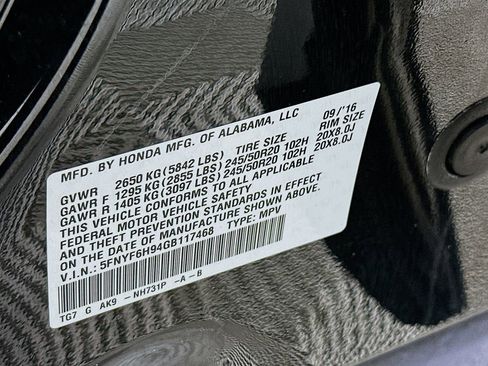 Used 2016 Honda Pilot Touring image 27
