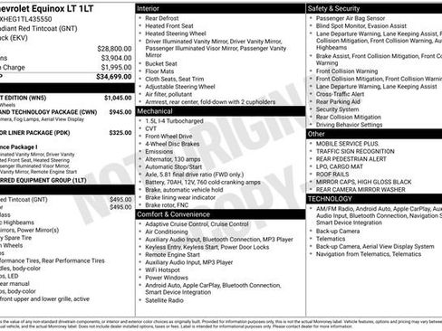 New 2026 Chevrolet Equinox LT w/ Midnight Edition FWD image 2