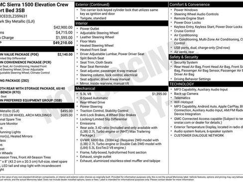 Used 2020 GMC Sierra 1500 Elevation w/ Elevation Value Package RWD image 8
