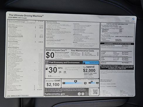 New 2026 BMW 230i Coupe w/ Premium Package image 18