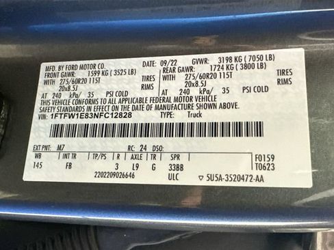 Used 2022 Ford F150 XLT w/ Equipment Group 302A High AWD/4WD image 27