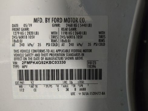 Used 2019 Ford Edge SE w/ SE Fleet Driver's Package image 33