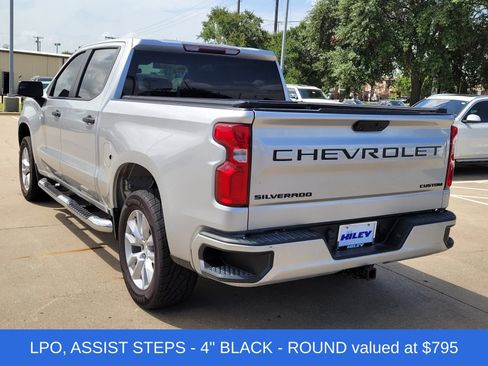 Used 2022 Chevrolet Silverado 1500 Custom w/ LPO, Dark Essentials Package RWD image 3