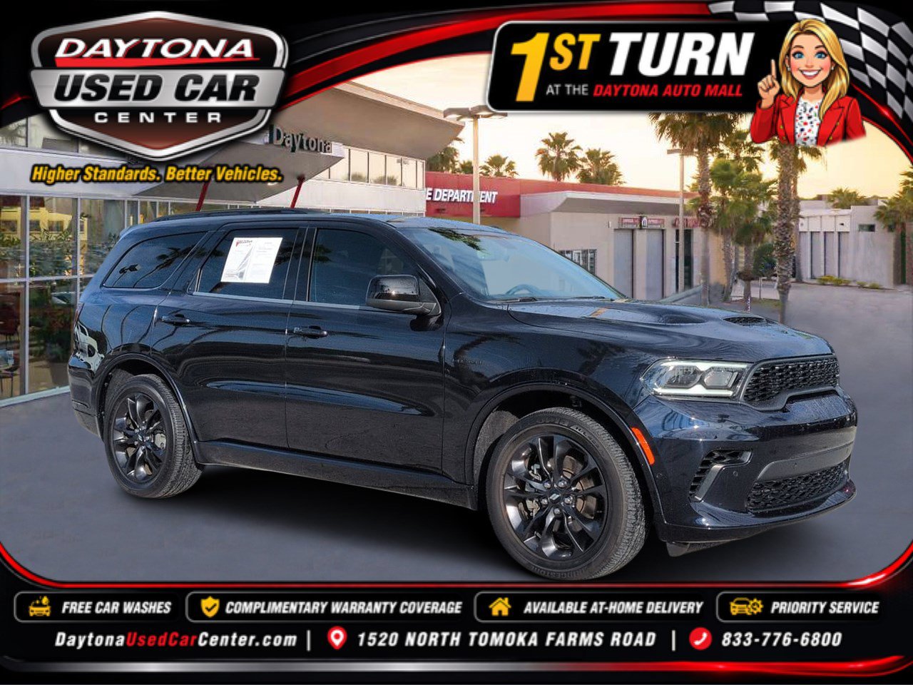 Certified 2024 Dodge Durango R/T w/ Blacktop Package RWD image 1
