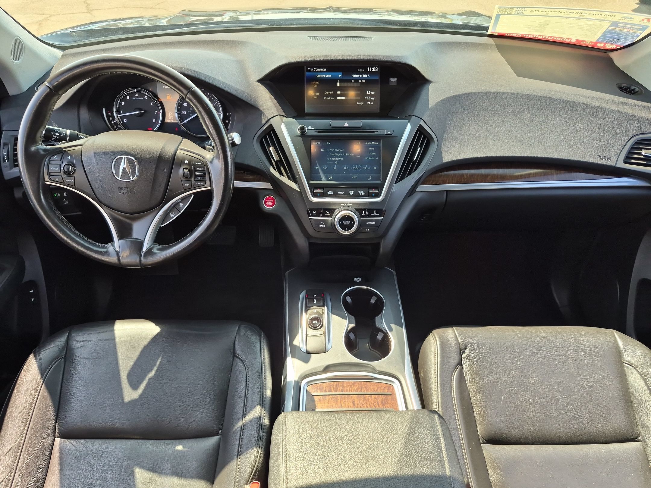 Used 2018 Acura MDX w/ Technology Package FWD image 12