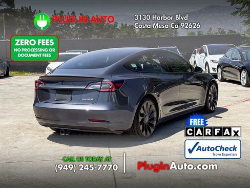 Used 2021 Tesla Model 3 Performance AWD/4WD image 4