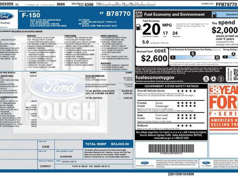 Used 2015 Ford F150 Lariat w/ Equipment Group 502A Luxury RWD image 4
