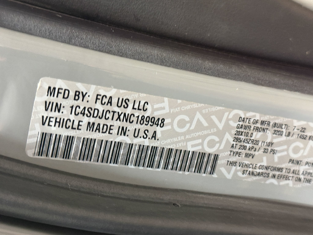 Used 2022 Dodge Durango R/T w/ Tow 'N Go Package AWD/4WD image 55