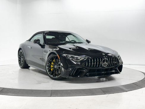 Used 2022 Mercedes-Benz SL 55 AMG 4MATIC w/ Driver Assistance Package image 1