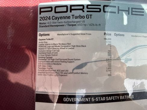 Used 2024 Porsche Cayenne Turbo GT AWD/4WD image 13