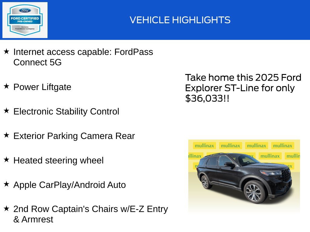 Used 2025 Ford Explorer ST-Line AWD/4WD image 19