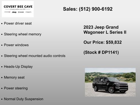 Used 2023 Jeep Grand Wagoneer L Series II w/ Premium Group II AWD/4WD image 26