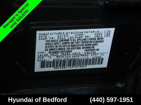 Used 2024 Nissan Sentra SV FWD image 20