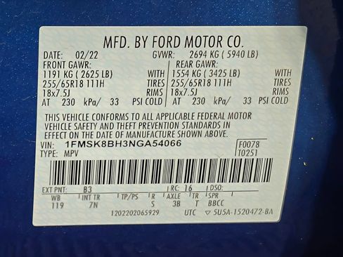 Used 2022 Ford Explorer 4WD image 52