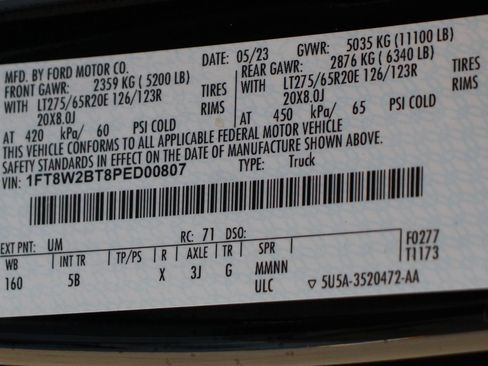 Used 2023 Ford F250 Lariat w/ Black Appearance Package image 58