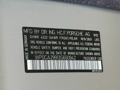 Used 2003 Porsche 911 Carrera 4 image 65