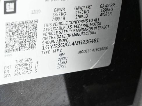 Used 2021 Cadillac Escalade Sport Platinum w/ LPO, ONYX Package image 20