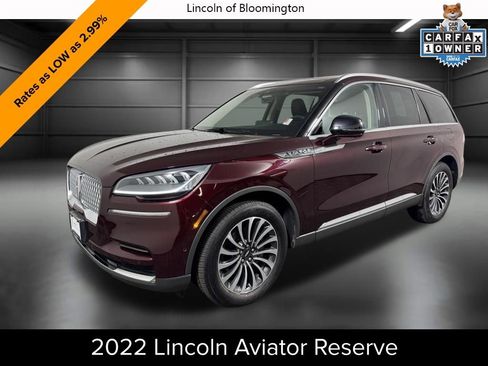 Certified 2022 Lincoln Aviator Reserve w/ Elements Package Plus AWD/4WD image 1