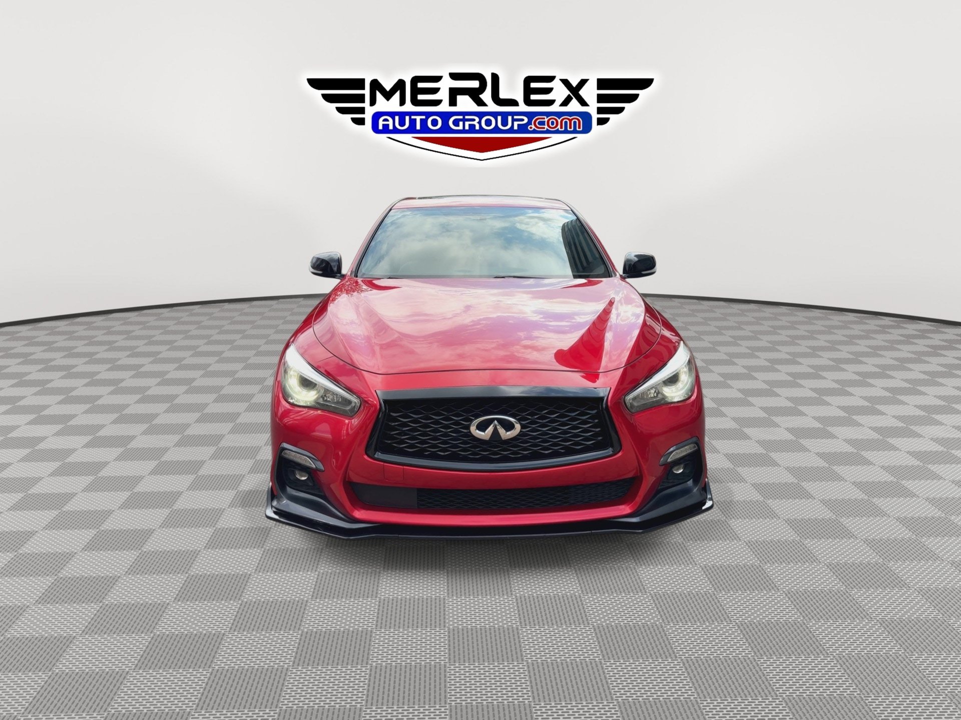 Used 2019 INFINITI Q50 Red Sport 400 AWD/4WD image 3