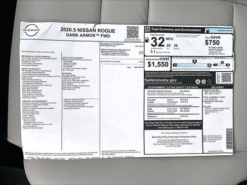 New 2026 Nissan Rogue Dark Armor image 21