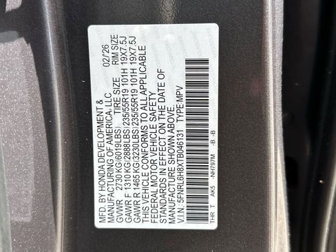 New 2026 Honda Odyssey Touring image 2