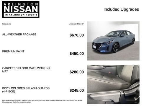 New 2025 Nissan Sentra SV w/ All-Weather Package image 4
