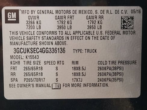 Used 2016 Chevrolet Silverado 1500 LTZ Z71 w/ LTZ Plus Package AWD/4WD image 33