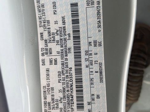 Used 2022 Ford Ranger Lariat w/ Equipment Group 501A High image 15