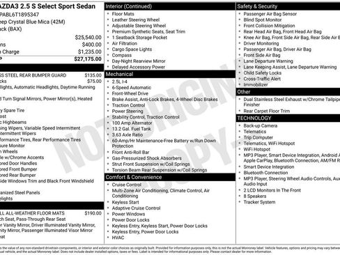 New 2026 MAZDA MAZDA3 s Sport FWD image 34