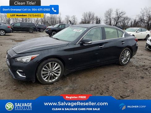 Used 2020 INFINITI Q50 Luxe w/ Essential Package (3.0T Luxe) AWD/4WD image 1