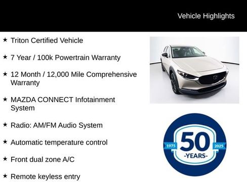 Used 2024 MAZDA CX-30 AWD 2.5 S w/ Select Sport Pkg image 7