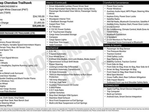 Used 2019 Jeep Cherokee Trailhawk image 39