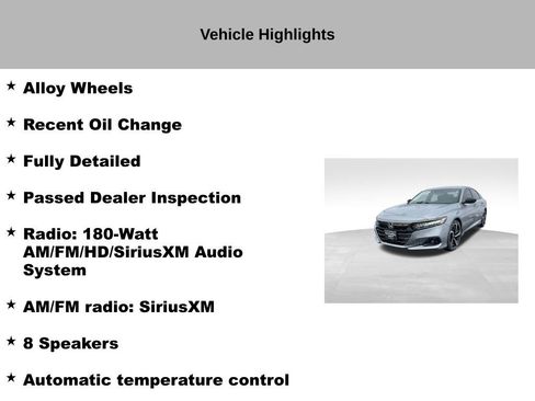 Used 2021 Honda Accord Sport image 9