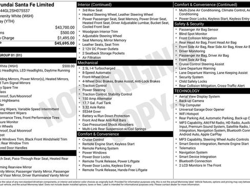 Used 2025 Hyundai Santa Fe Limited FWD image 12