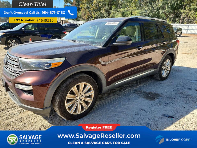 Used 2020 Ford Explorer Limited RWD image 1