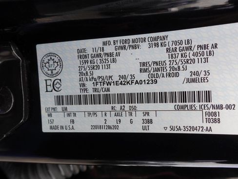 Used 2019 Ford F150 XLT w/ Equipment Group 302A Luxury image 17