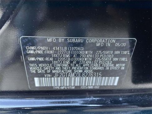 Used 2020 Subaru Crosstrek 2.0i Limited image 19