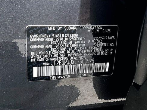 New 2026 Subaru Outback Touring XT AWD/4WD image 11