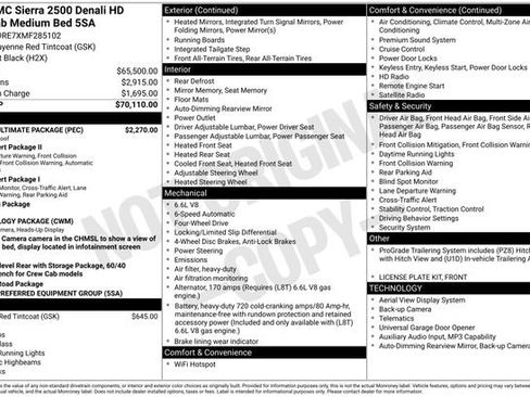 Used 2021 GMC Sierra 2500 Denali w/ Denali Ultimate Package image 5