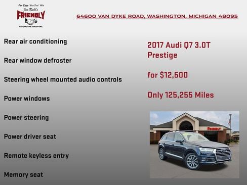 Used 2017 Audi Q7 3.0T Prestige AWD/4WD image 10