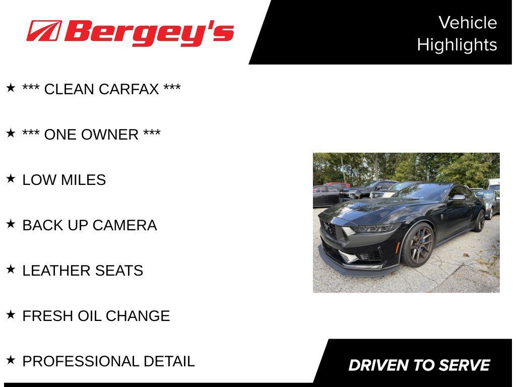 Used 2024 Ford Mustang Dark Horse w/ Dark Horse Handlin Package RWD image 4