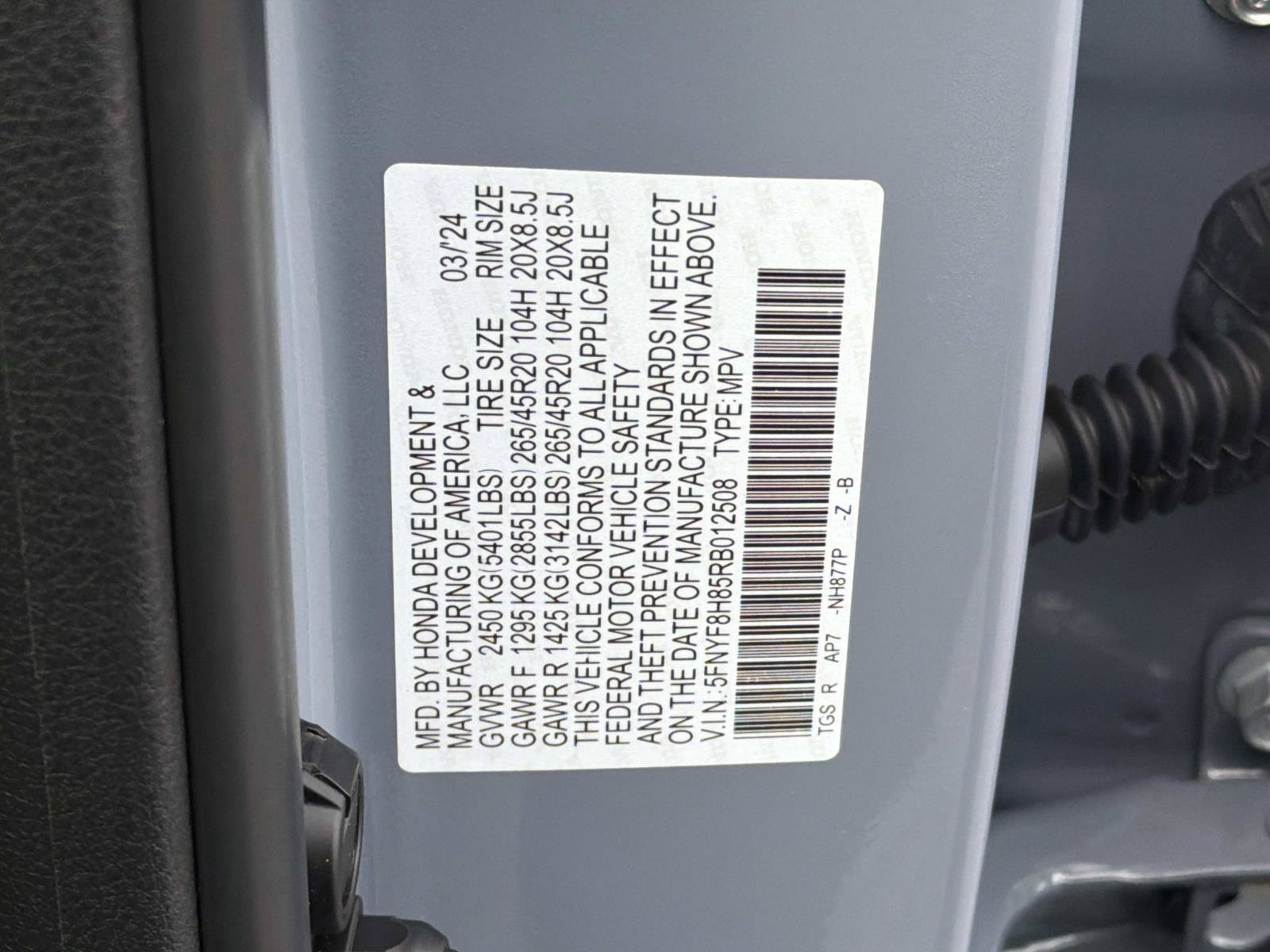 Certified 2024 Honda Passport Black Edition image 21