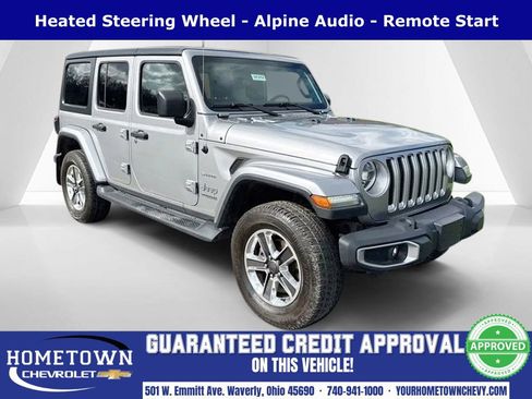Used 2018 Jeep Wrangler Unlimited Sahara w/ Uconnect 4C Nav & Sound Group AWD/4WD image 1