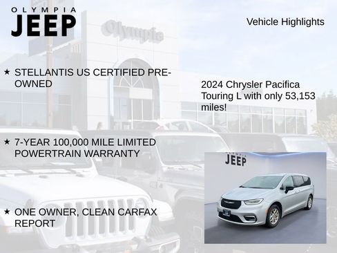 Certified 2024 Chrysler Pacifica Touring-L image 6